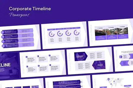 Corporate Timeline - powerpoint