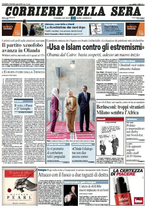 Il Corriere della Sera (05-06-09)