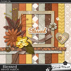 3 Autumn Vintage Scrap Kits