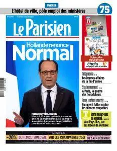 Le Parisien du Vendredi 2 Décembre 2016