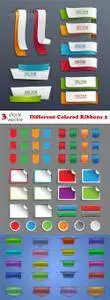 Vectors - Different Colored Ribbons 2