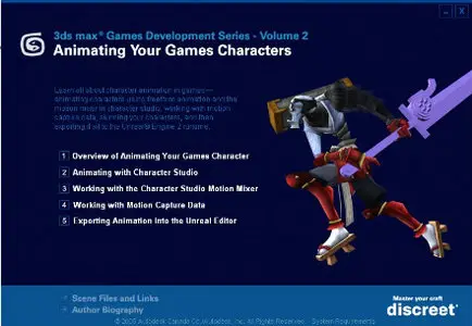 3ds max Games Development Series - Volume 2 - Animating Your Games Characters
