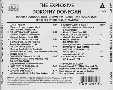 Dorothy Donegan - The Explosive Dorothy Donegan (1980)