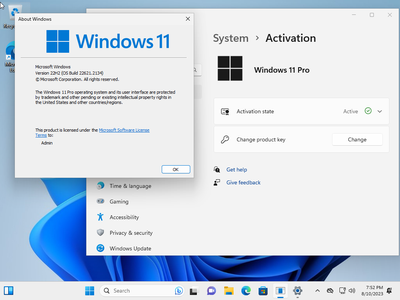 Windows 11 Pro 22H2 Build 22621.2134 (No TPM Required) With Office 2021 Pro Plus Multilingual Preactivated August 2023