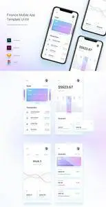 Finance Mobile App Template UI Kit