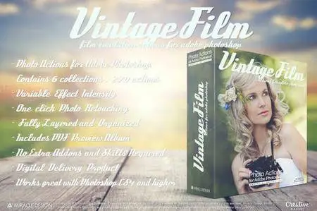 CreativeMarket - Actions for Photoshop / Vintage Film