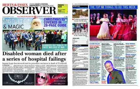 Herts & Essex Observer Bishop's Stortford – November 16, 2017