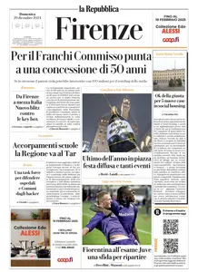la Repubblica Firenze - 29 Dicembre 2024