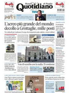 Quotidiano di Puglia Taranto - 1 Ottobre 2025