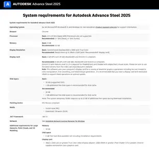 Autodesk Advance Steel 2025.0.3 Update