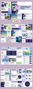 White Purple Pink Science Research V7VVNB3