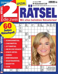 Die 2 Spezial Rätsel - Juli-August 2025