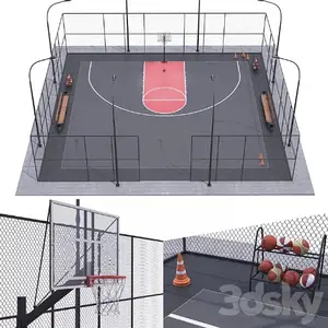 3DSKY - Basketball field