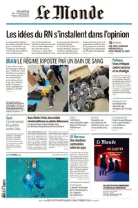 Le Monde du Mardi 13 Janvier 2026