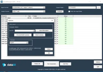 DATAKIT CrossManager 2024.3 (build 2024-09-04)