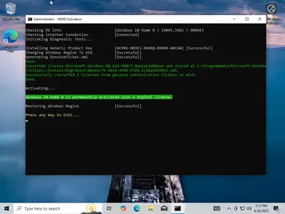 Windows 10 22H2 build 19045.5965 AIO 16in1 Preactivated (x64) Multilingual June 2025
