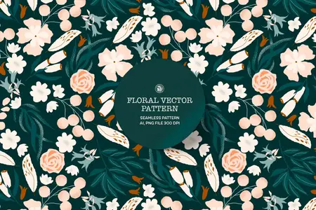 EE - Floral Vector Pattern T2M57UQ