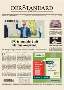 Der Standard Kompakt - 30 September 2024