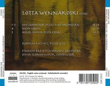 Kersten McCall, Finnish RSO, Dima Slobodeniouk - Lotta Wennäkoski: Soie; Hava; Amor Omnia Suite (2015)