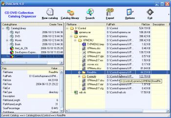 DiskClerk ver. 4.0