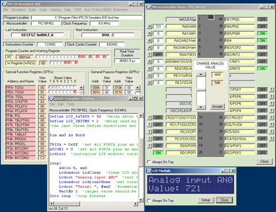 PIC18 Simulator IDE v1.91