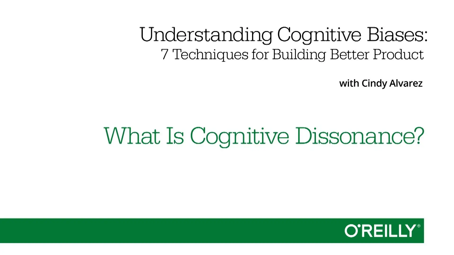 Understanding Cognitive Biases