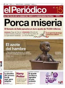 EL PERIODICO DE CATALUNYA 15 DE JULIO DE 2011