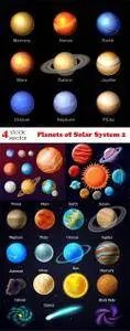 Vectors - Planets of Solar System 2