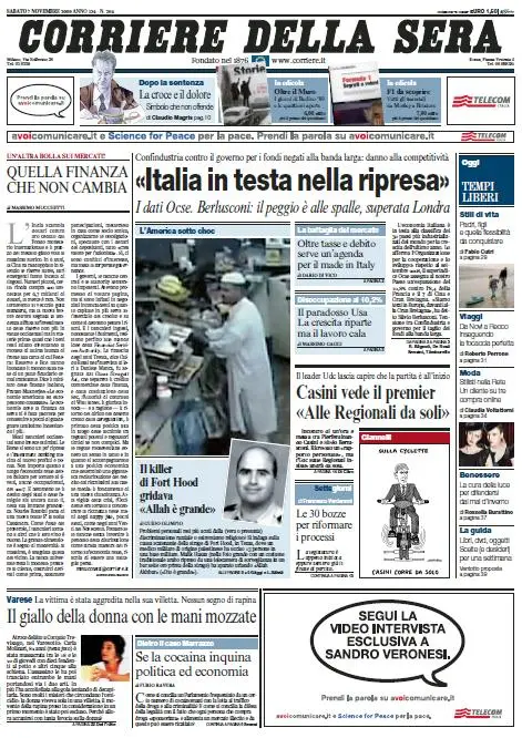 Il Corriere della Sera (07-11-09)