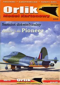 Orlik 021 Gloster G.40 Pioneer [paper model]