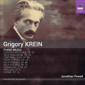 Jonathan Powell - Grigory Krein - Piano Music (2021) [Official Digital Download 24/192]