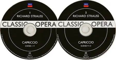 Kiri Te Kanawa, Hagegard, Wiener Philharmoniker, Ulf Schirmer - Richard Strauss: Capriccio (1996) 2CD, Reissue 2009