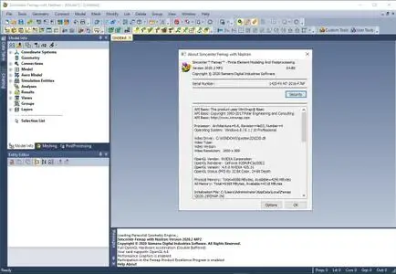 Siemens Simcenter FEMAP 2020.2.2 with NX Nastran Update