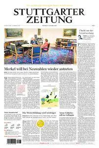 Stuttgarter Zeitung Filder-Zeitung Leinfelden/Echterdingen - 21. November 2017
