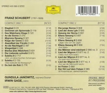 Gundula Janowitz, Irwin Gage - Schubert: Lieder (1997)