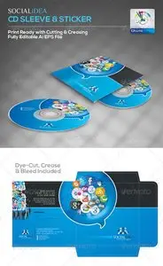 GraphicRiver Socialidea Creative Social Media CD Packaging