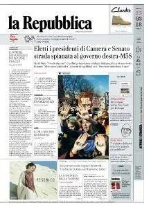 la Repubblica - 25 Marzo 2018