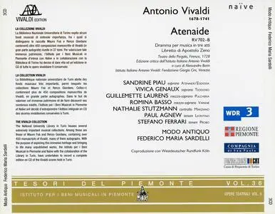 Federico Maria Sardelli, Modo Antiquo - Antonio Vivaldi: Atenaide (2007)