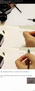 Learn Modern Calligraphy - Tips in starting out, Techniques and Watercolor Calligraphy 