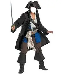 Template Pirat Caribbean for Photoshop