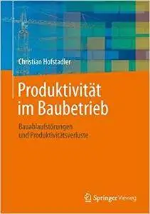 Produktivität im Baubetrieb: Bauablaufstörungen und Produktivitätsverluste (Repost)