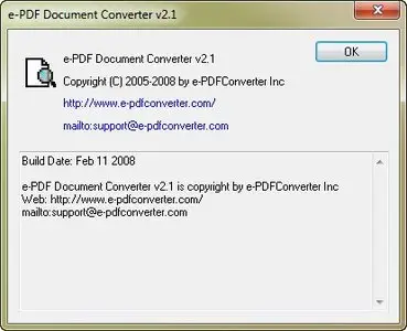 e-PDF Document Converter 2.1