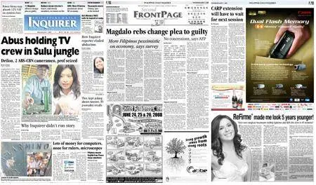 Philippine Daily Inquirer – June 11, 2008