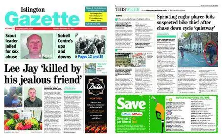 Islington Gazette – November 23, 2017