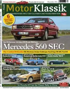 Auto Motor Sport Motor Klassik No 12 – Dezember 2016