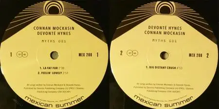 Connan Mockasin & Devonté Hynes - Myths 001 (EP) (2015) {Mexican Summer}