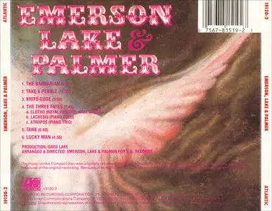 Emerson, Lake & Palmer - Emerson, Lake & Palmer (1970) [Mastering by Barry Diament]
