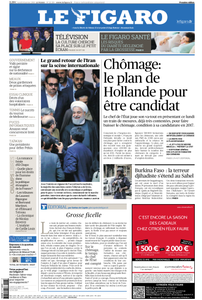 Le Figaro du Lundi 18 Janvier 2016