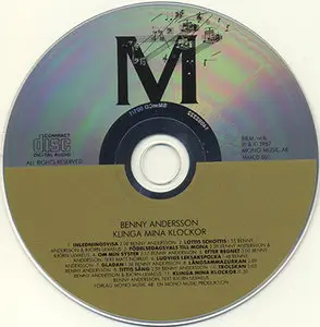 Benny Andersson - Klinga Mina Klockor (1987, 2000's reissue, Mono Music # MMCD 001)