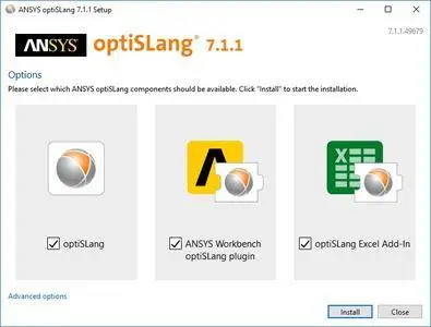 ANSYS optiSLang 7.1.1.49679